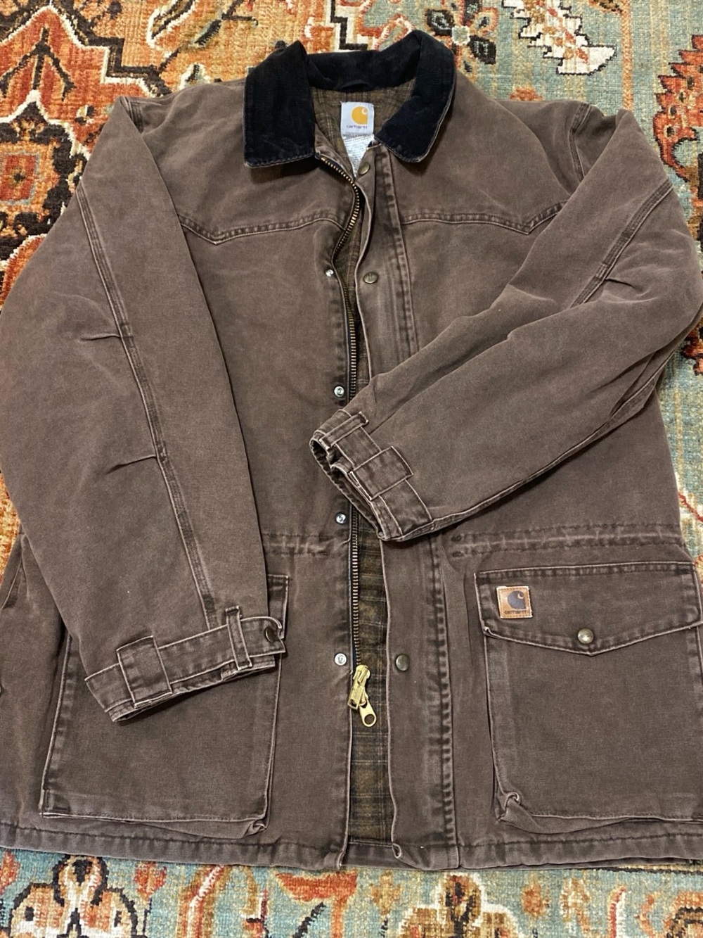 Vintage 90s Carhartt C52 Brown